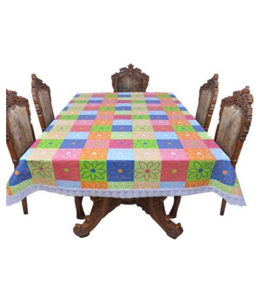     			G-TRADING HUB 6 Seater PVC Single Table Covers