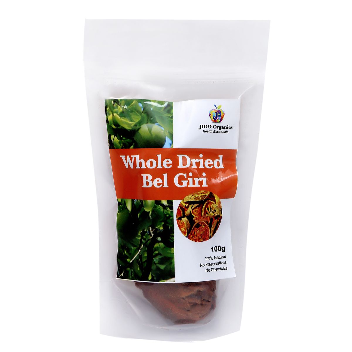 Jioo Organics Whole Dried Belgiri,baelgiri,Wood/elephant apple 1 gm Fruit Single Pack