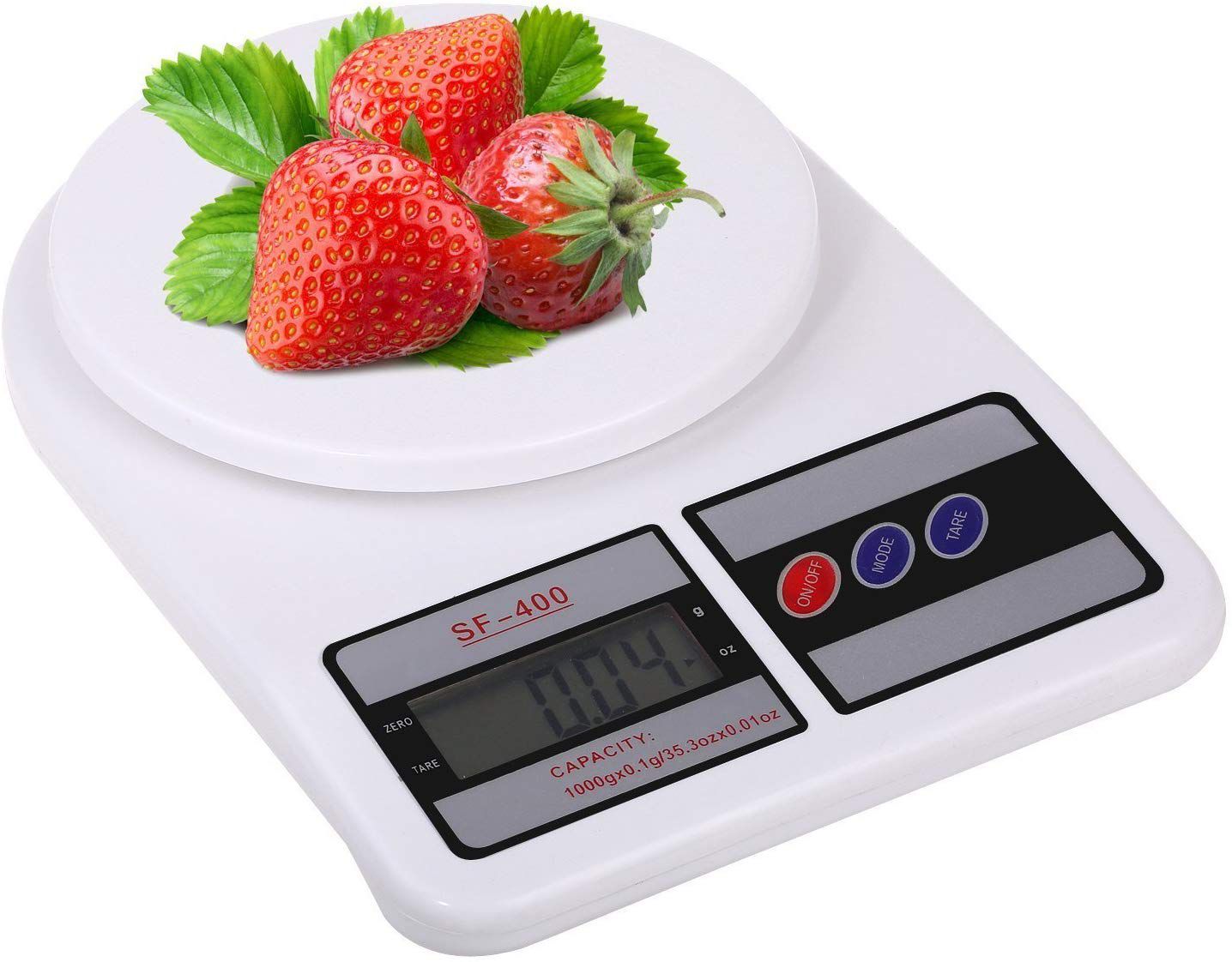 TOPINCN Weight Scale Multifunction Portable Electronic 10kg/1g Digital Small Pet Cats Dogs Measure Tool Kitchen Scale 