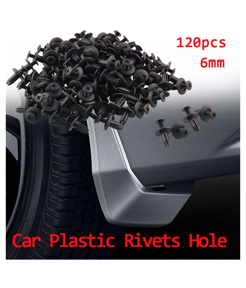 Car Plastic Rivets Hole Dia Fastener Fender Bumper Push Pin Clips Clip 120 X 6mm Buy Car 8827