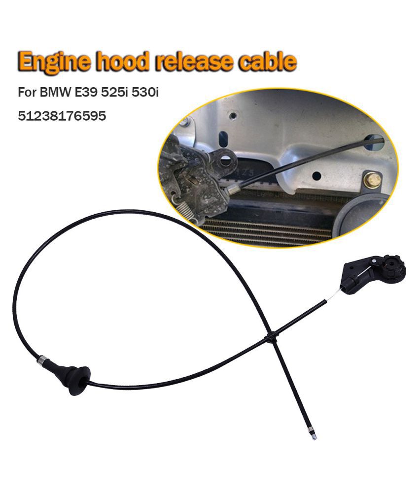 Engine hood release cable wire for BMW E39 525i 528i 530i 540i M5 51238176595