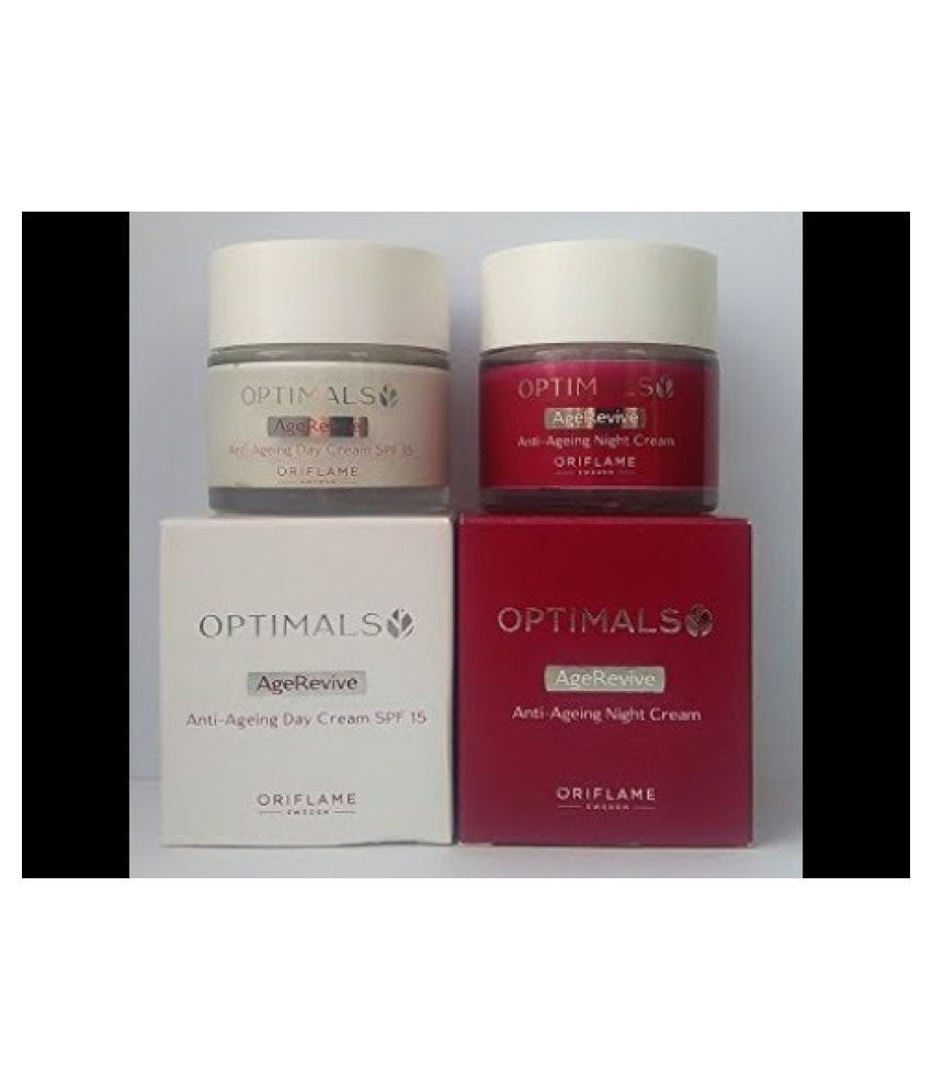 Oriflame optimals age revive day and night cream set..