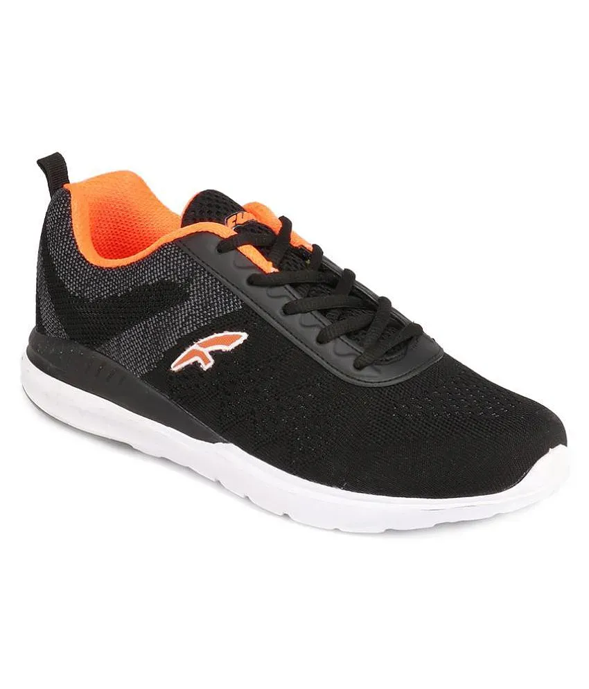 Red chief black hot sale sports shoes