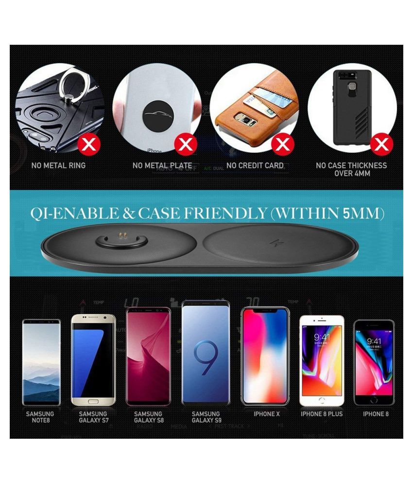 2in1 Speaker+Phone Qi Wireless Charging Dock Charger For B0se Soundlink Revolve+