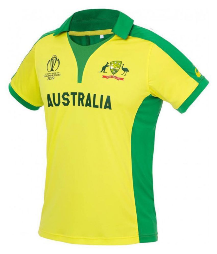 yellow cricket jersey