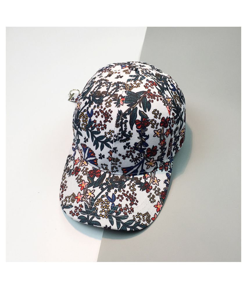 mens floral baseball cap