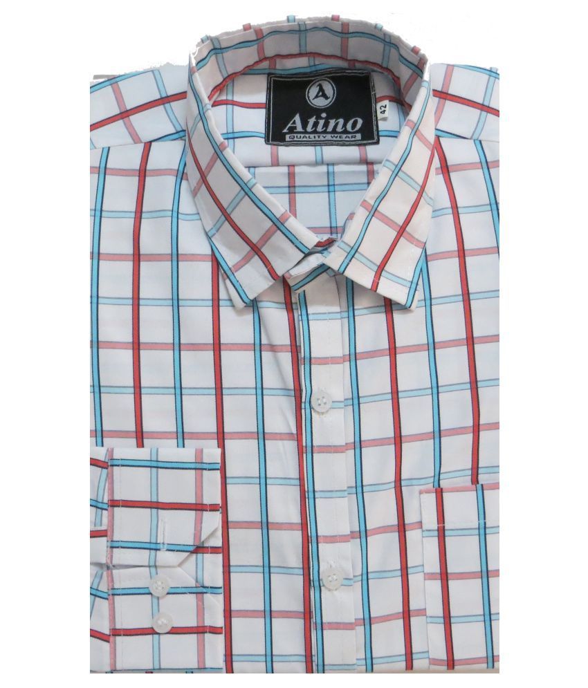 multi color checks shirt