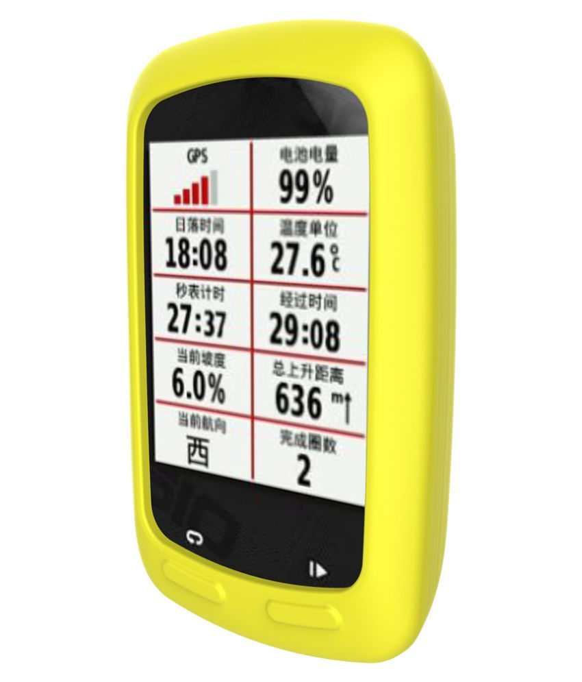 Protective Rubber Case For Garmin Edge 800 810 Cycling Computer Yellow Buy Online At Best Price On Snapdeal