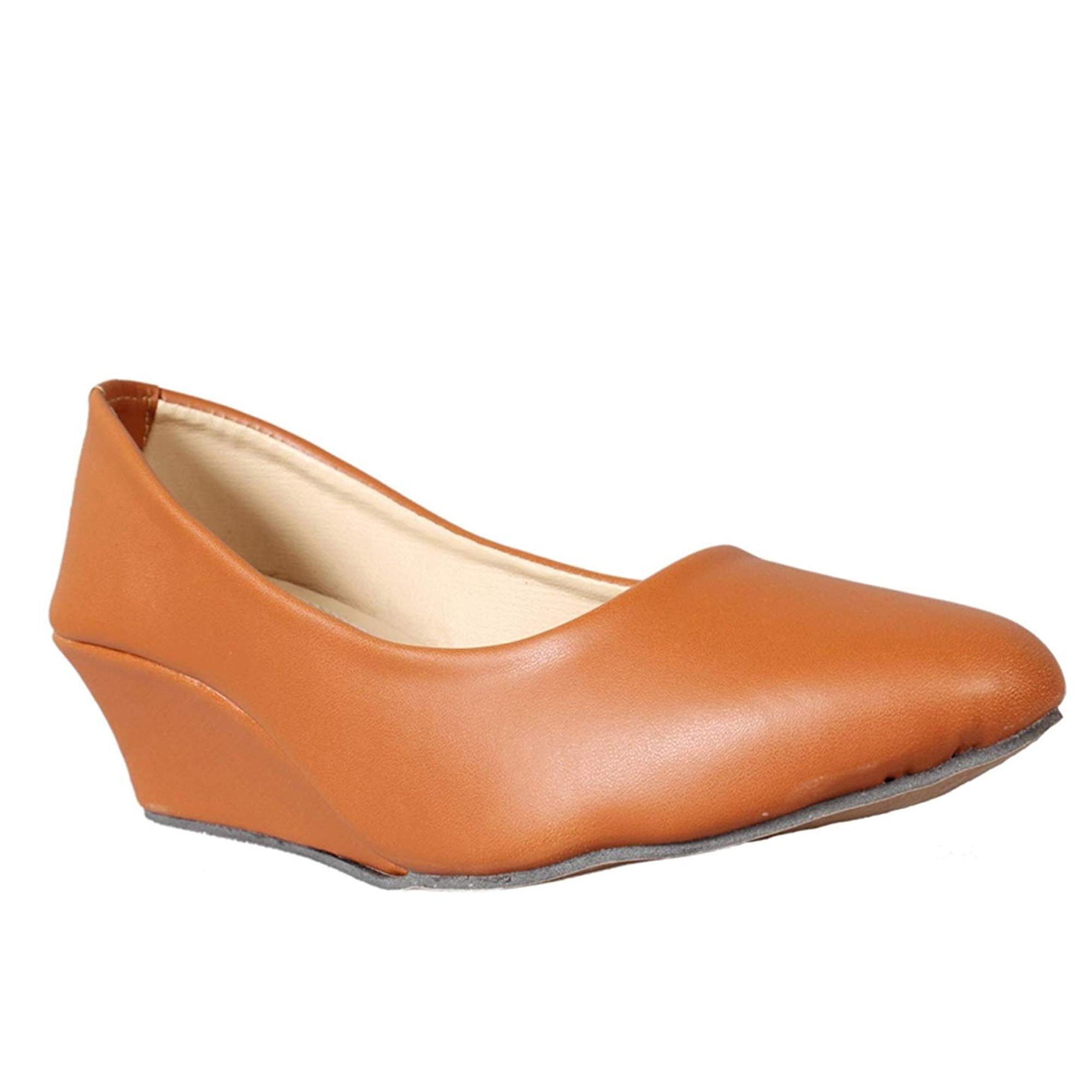 Wall Street Wedges: Tan Leather | Wedges, Tan leather, Beautiful heels