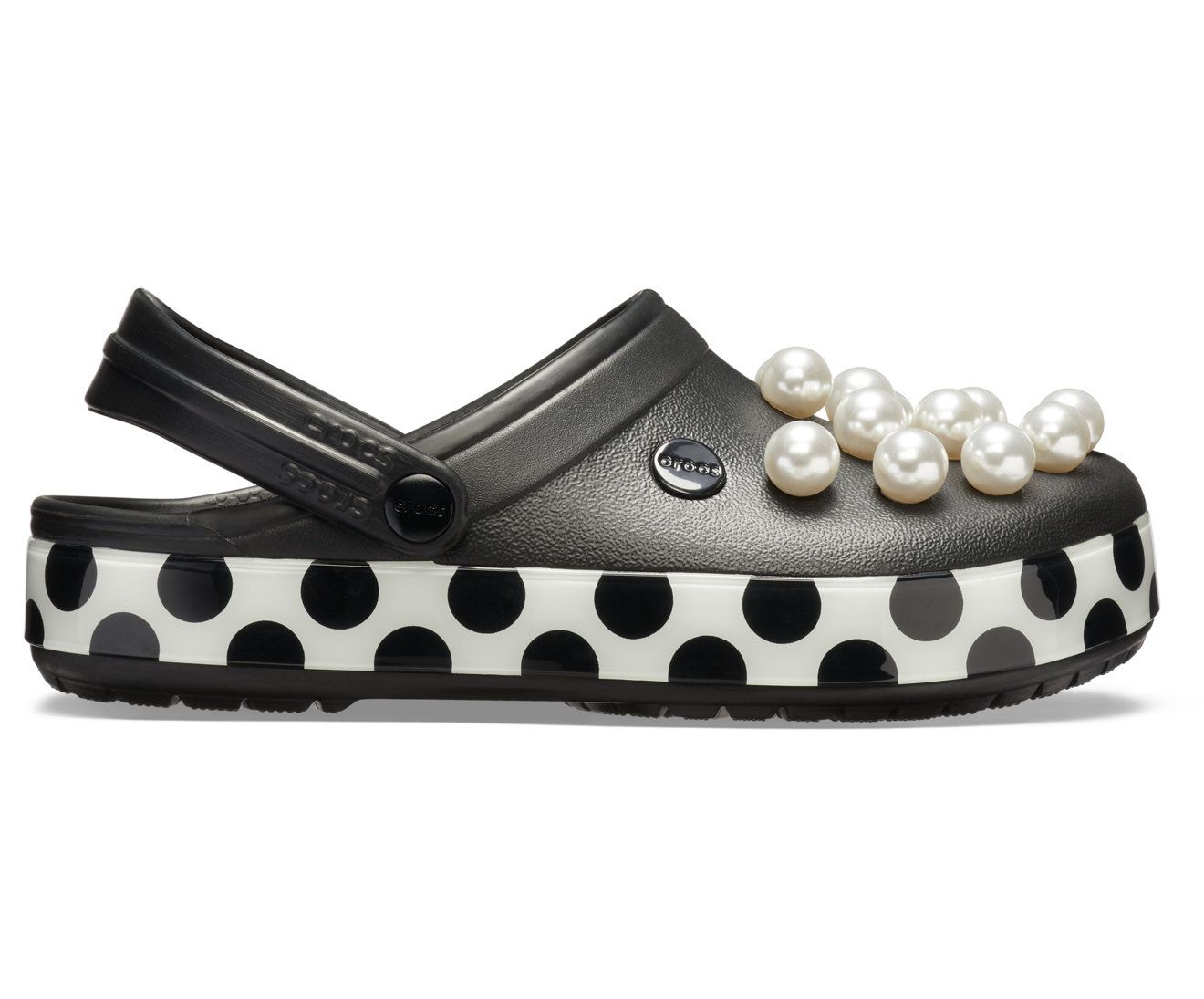 crocs classic timeless clash pearls clog