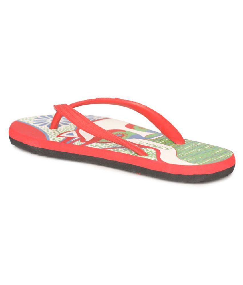 paragon red and black slippers