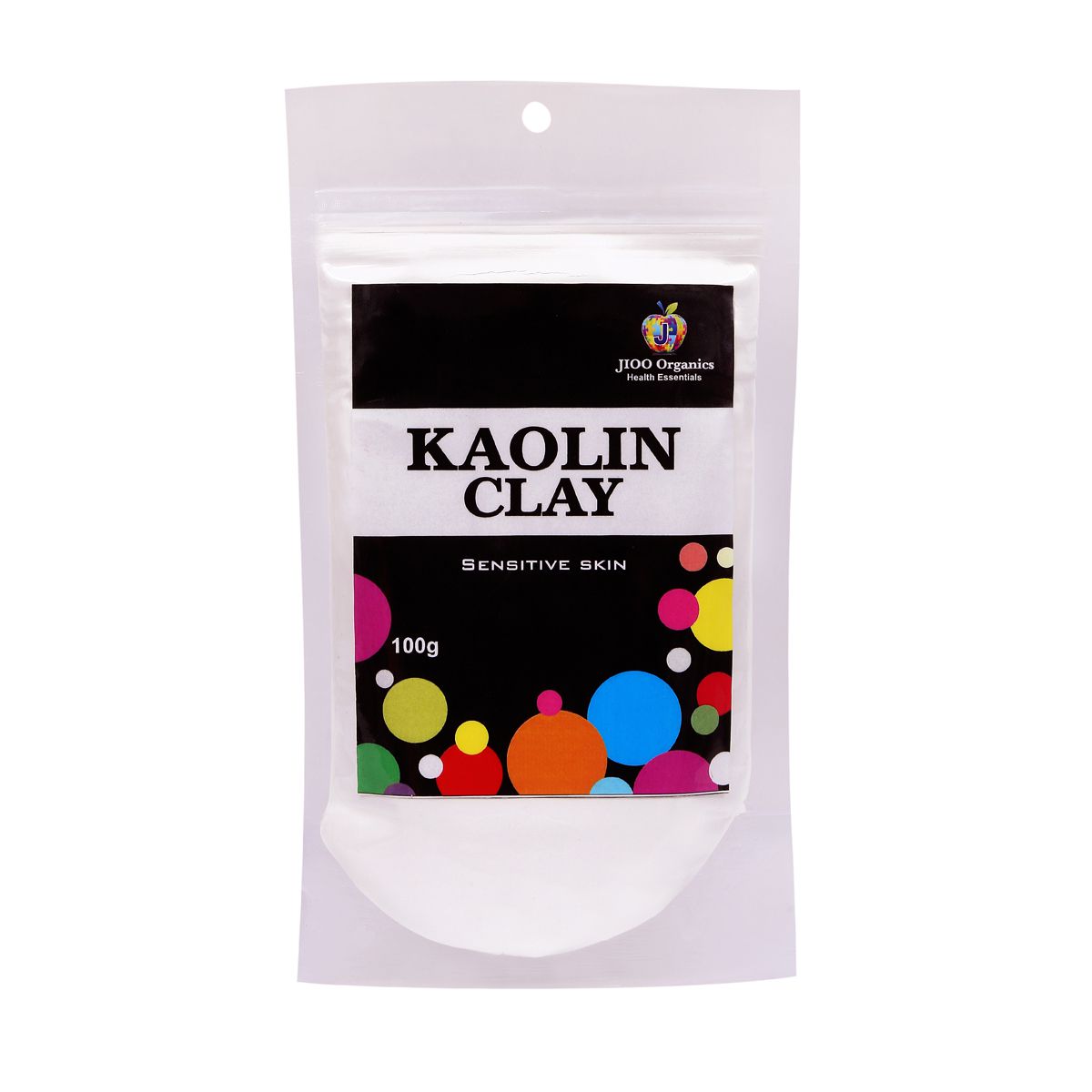 Jioo Organics Kaolin Clay Powder, Cosmetic Grade Face Face Pack 100 gm