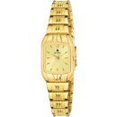 Aglance - Gold Stainless Steel Analog Womens Watch