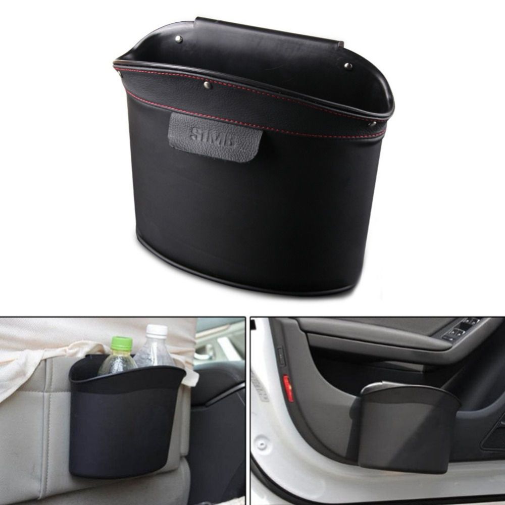 Car Door Storage Stowing Tidying Auto Trash Garbage Container Bottle Holder New 
