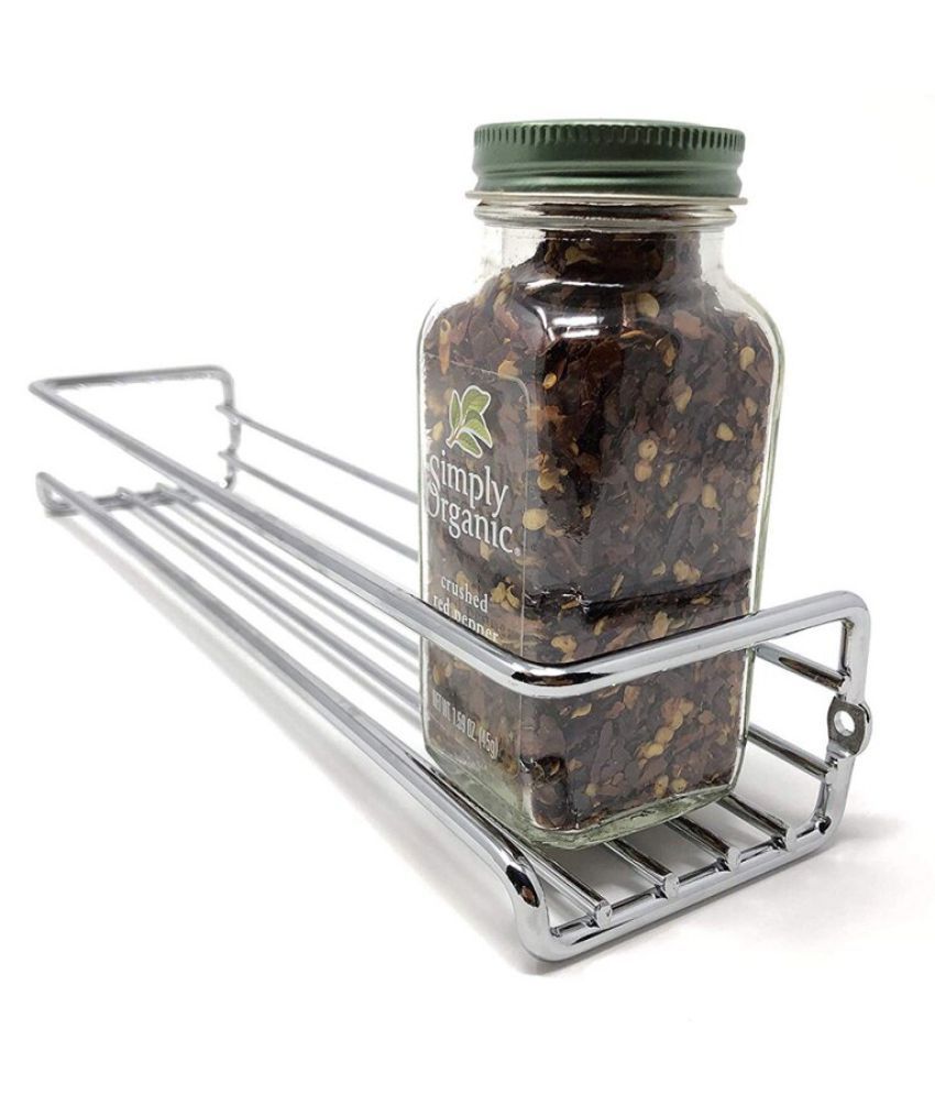 4 Pcs Free Punching Kitchen Spice Rack Organizer For Pantry Door