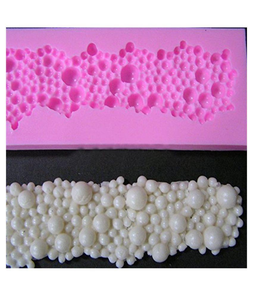 Silicone Chocolate Fondant Cake Decorating Round Pearls Bubbles