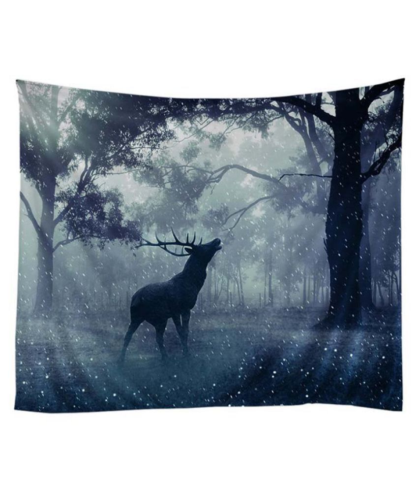 Tree Coconut Bamboo Elk Mandala Tapestry Beach Table Cloth 
