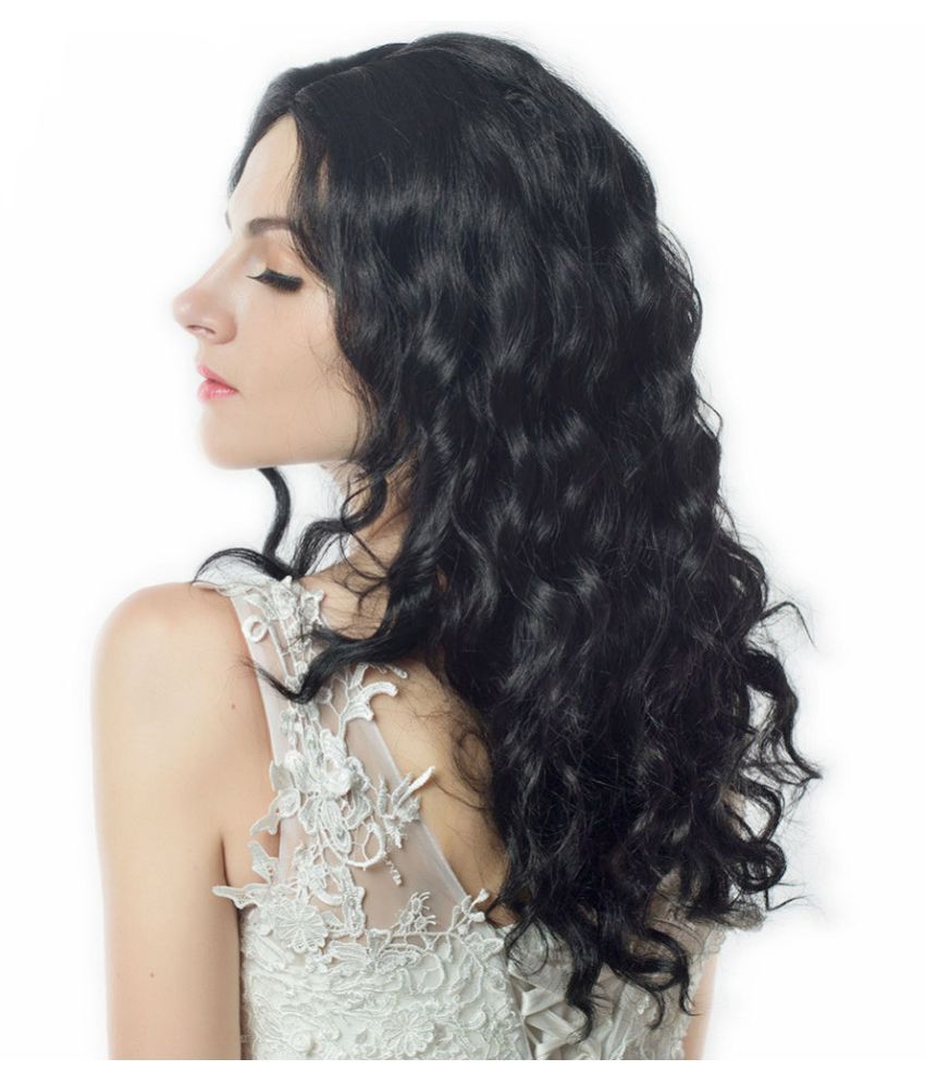 Medium Length Wave Body Black Natural Low Temperature Synthetic