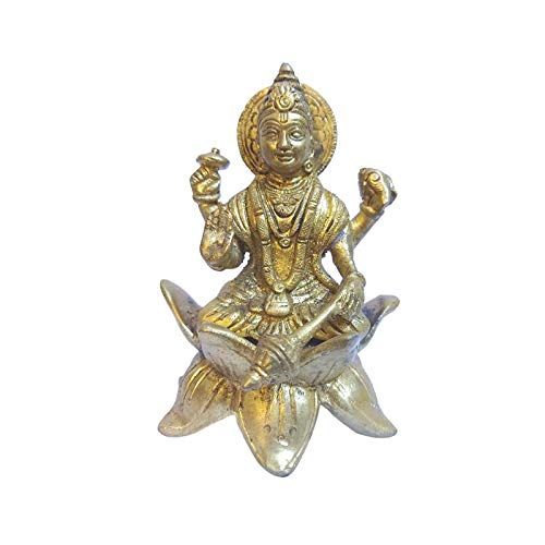 Divyanshi Enterprises Laxmi Brass Idol: Buy Divyanshi Enterprises Laxmi ...