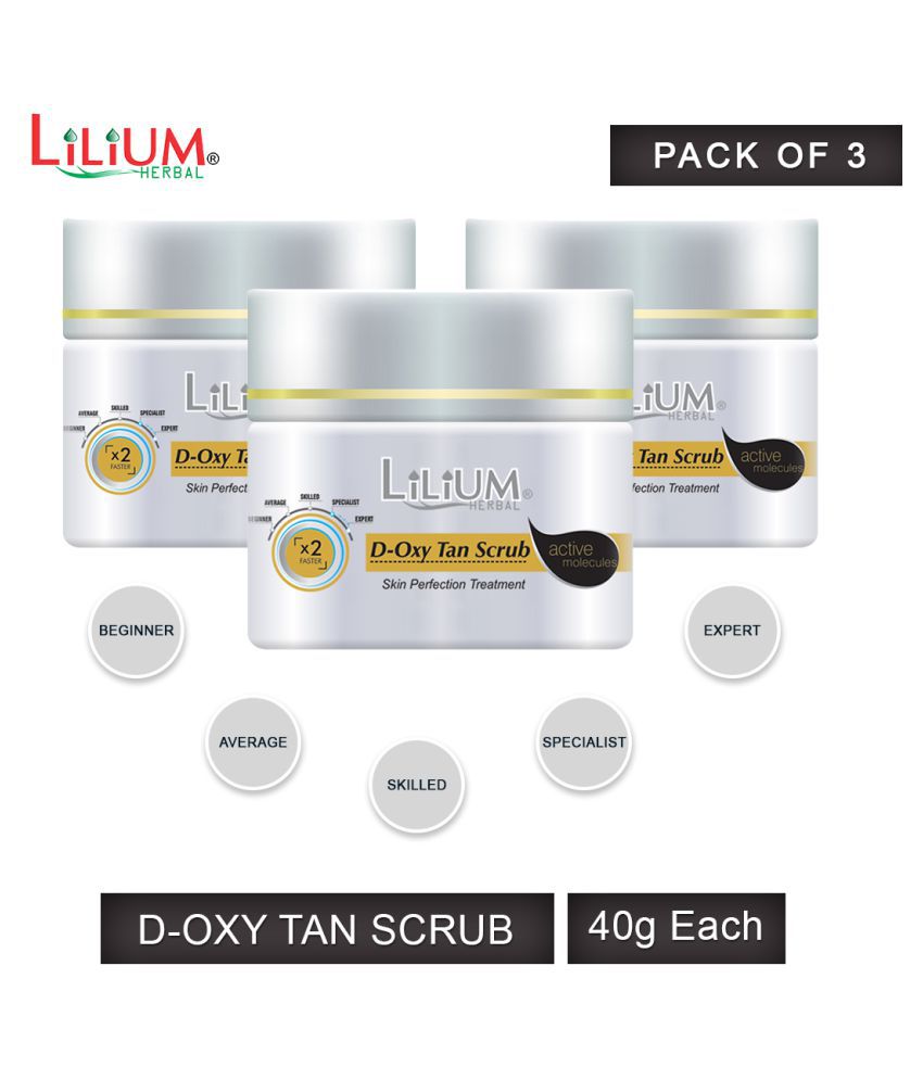     			Lilium D-Oxy  Skin Perfection Pack of 3 Scrub & Exfoliators 40 ml