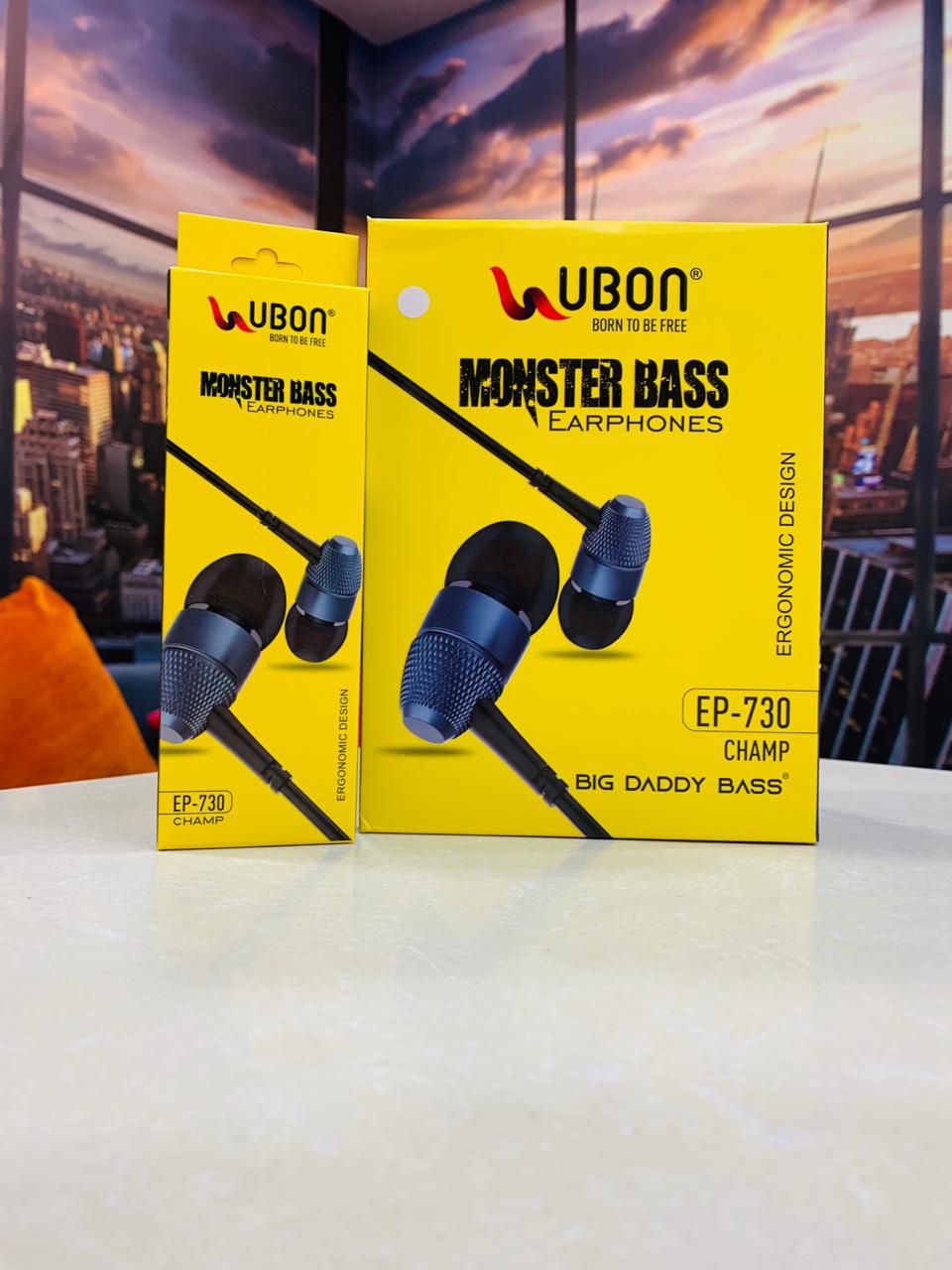 Ubon Ep 730 Monster Bass Metal Earphones In Ear Wired
