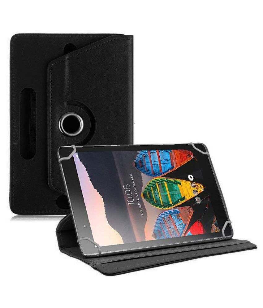 Lenovo Tab 3 8 Plus Flip Cover By TGK Black