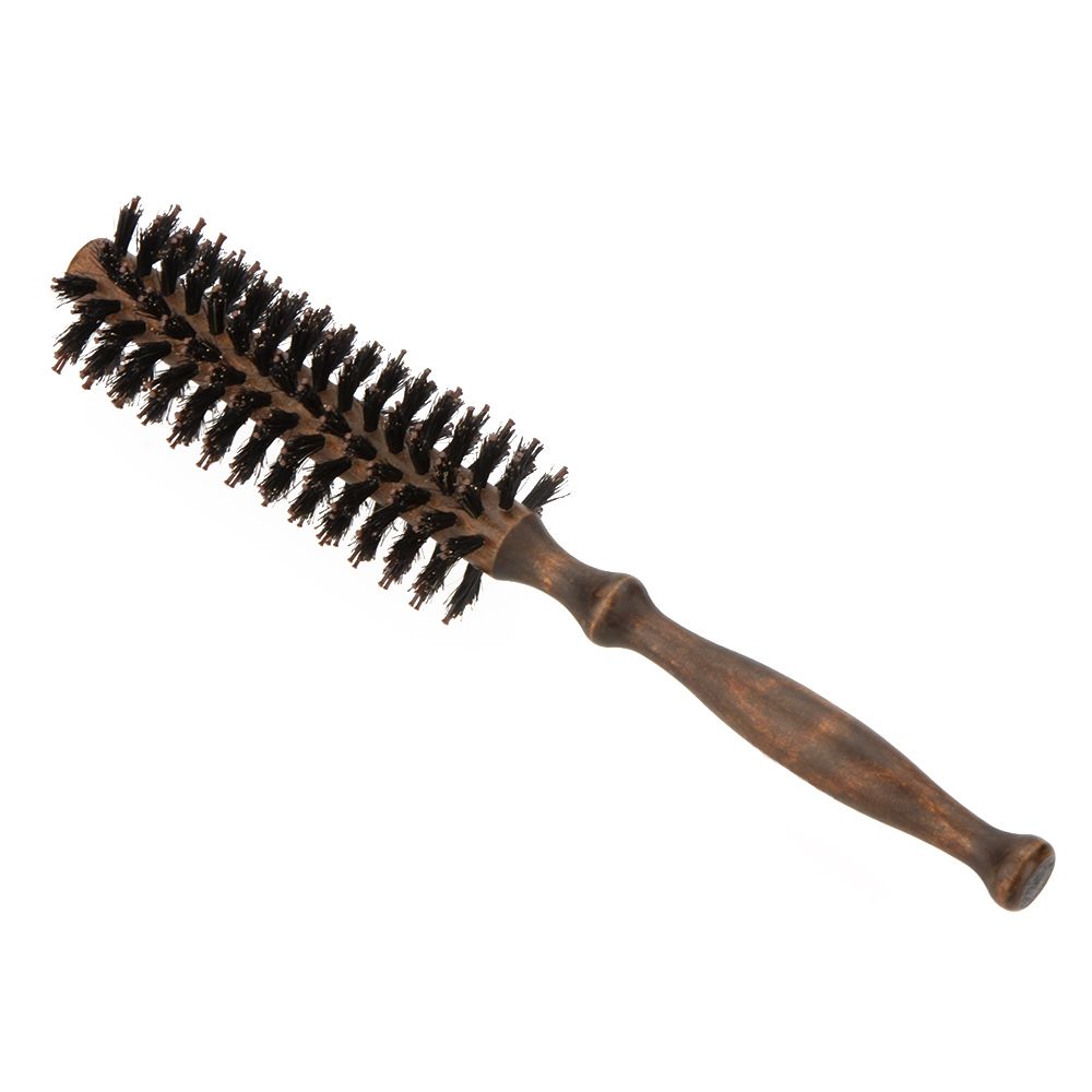 Hair Brushes & Combs Round Wood Handle Hairdressing Quill