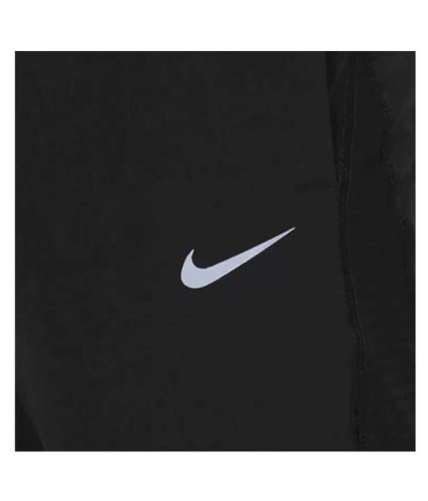Nike Black Polyester Lycra Joggers Pack of 1 - Buy Nike Black Polyester ...
