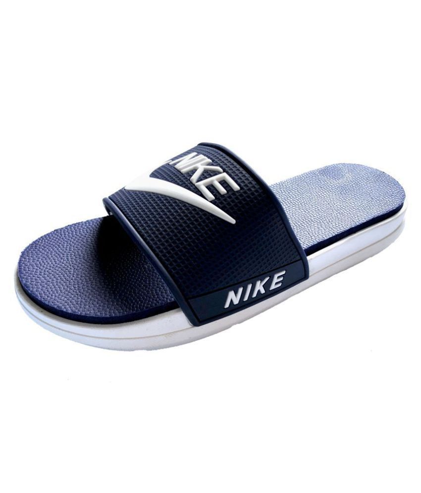 royal blue nike flip flops