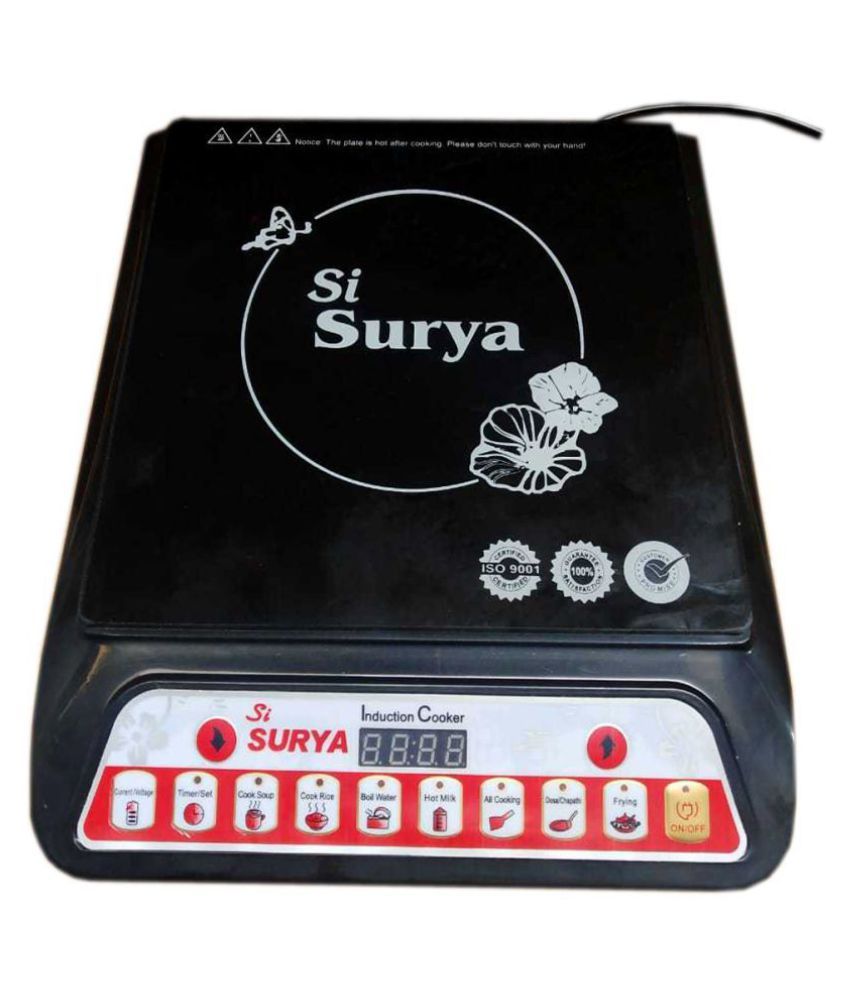 Si Surya 005 2000 Watt Induction Cooktop Price In India Buy Si