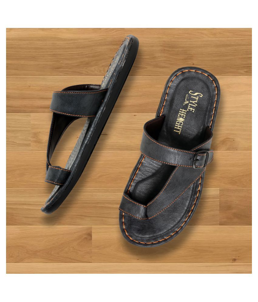     			Style Height Black Thong Flip Flop