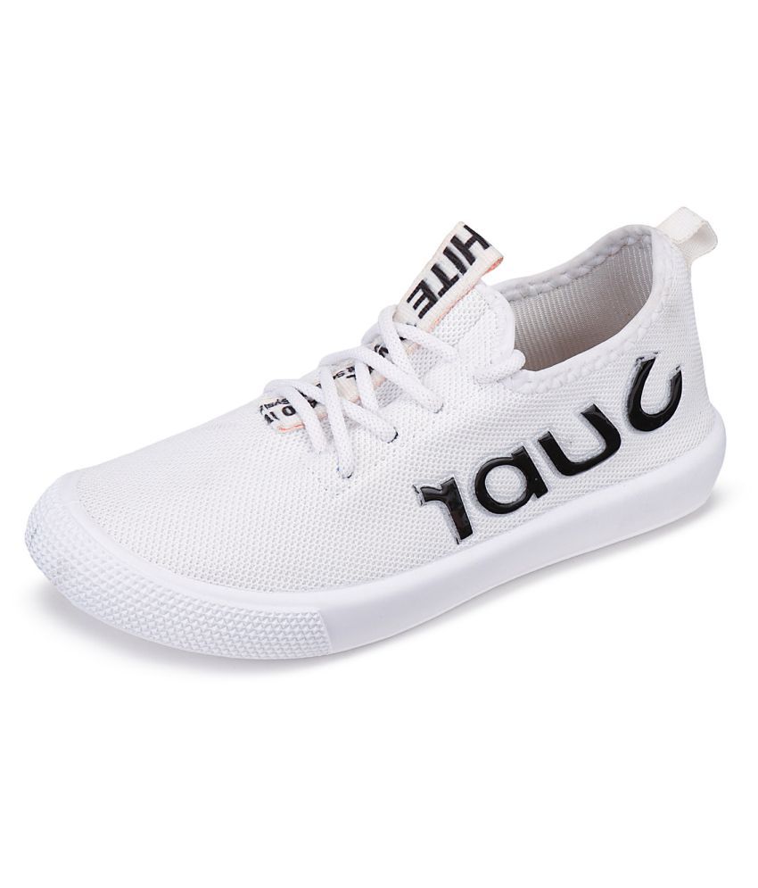 white shoes without mesh