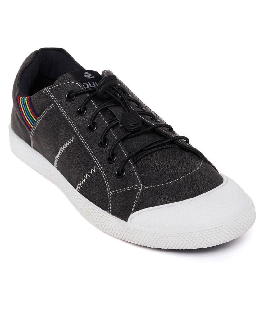 duke sneakers black casual shoes