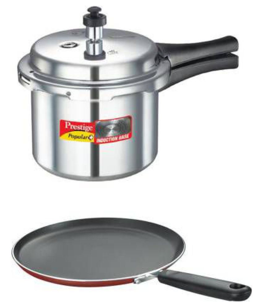 prestige cooker and tawa set