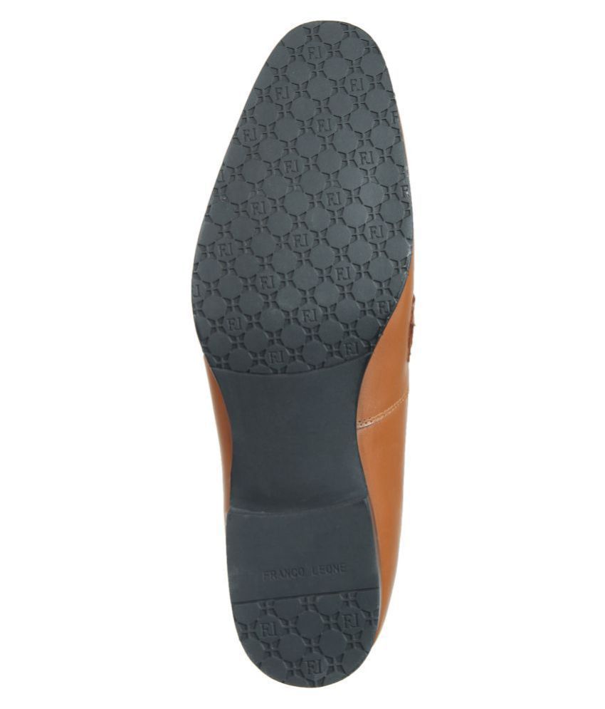 franco leone tan sandals