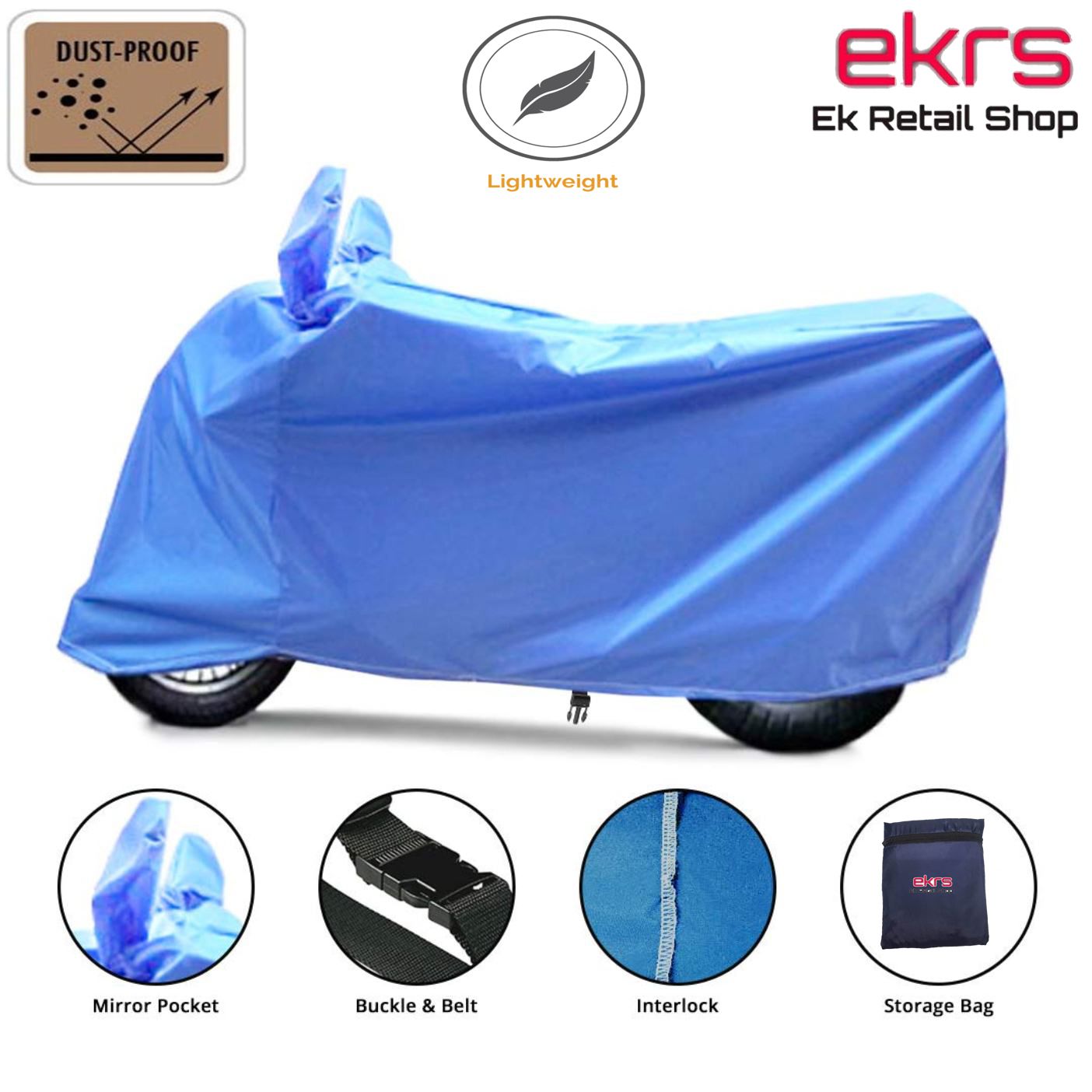 Ek Retail Shop Bike Body Cover for Monsoon - Water-Resistant, Dustproof, UV Guard -  for Honda Dio