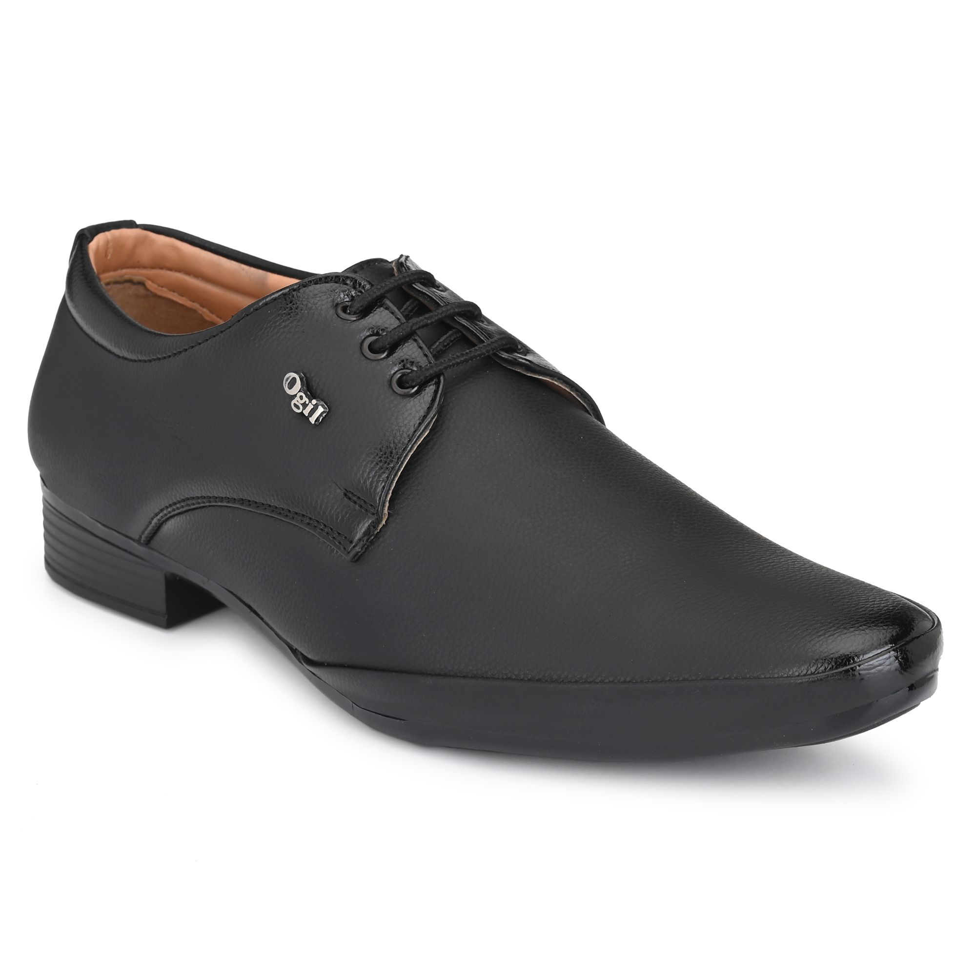 Ogil Derby Artificial Leather Black 
