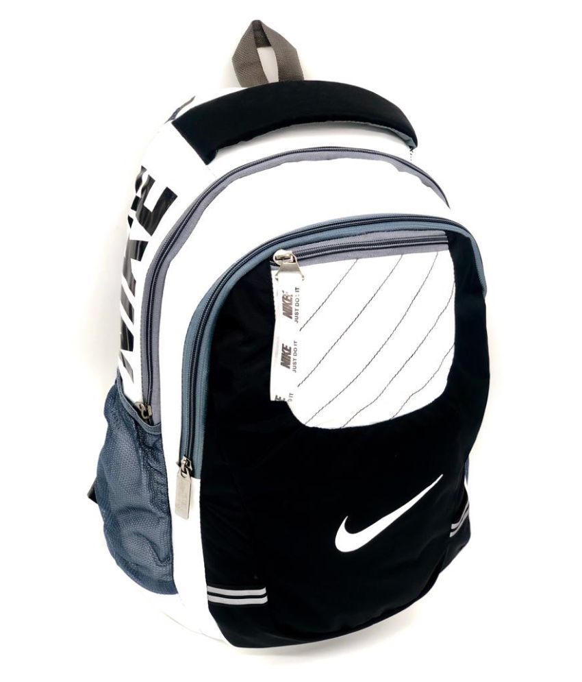 Nike Black 24 Ltrs Polyester College Bags school bag Laptop Bag- 14.6
