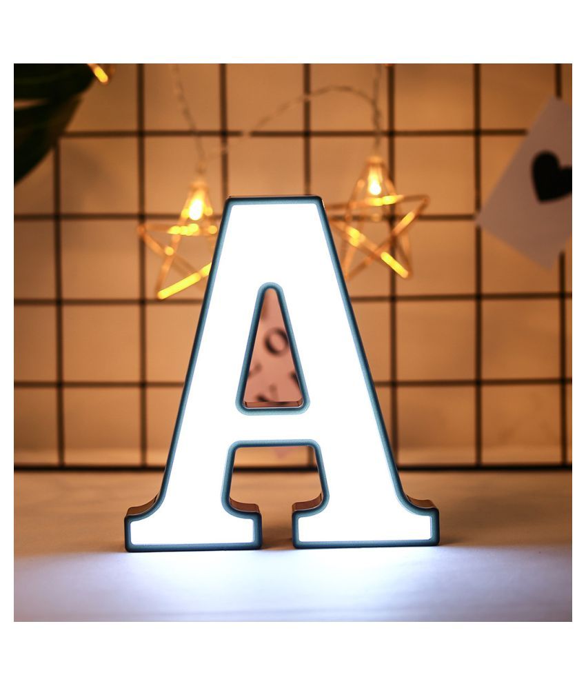 creative letter lights