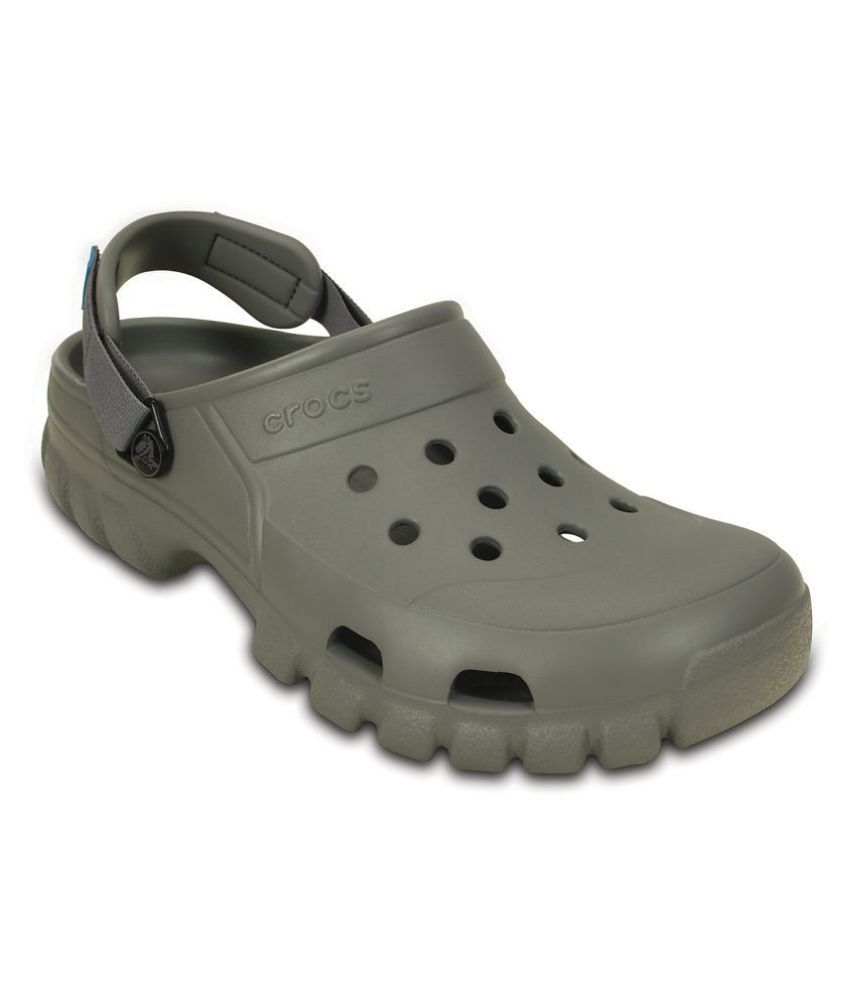 gray crocs sandals