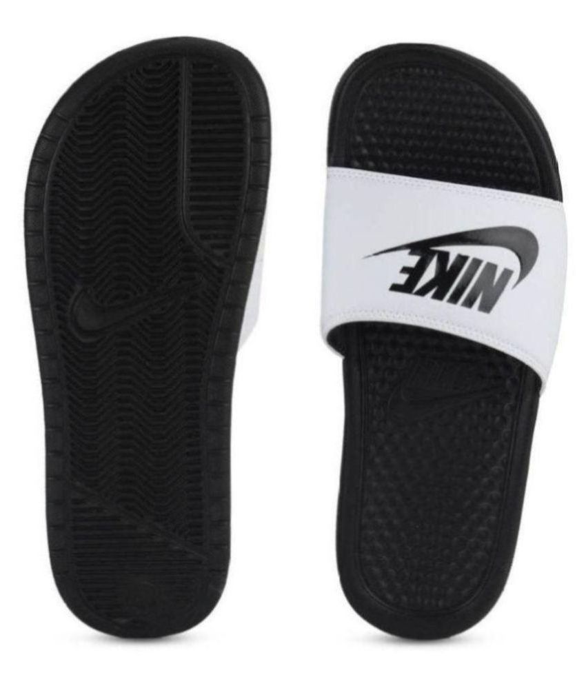 Download Nike White Slide Flip flop Price in India- Buy Nike White ...