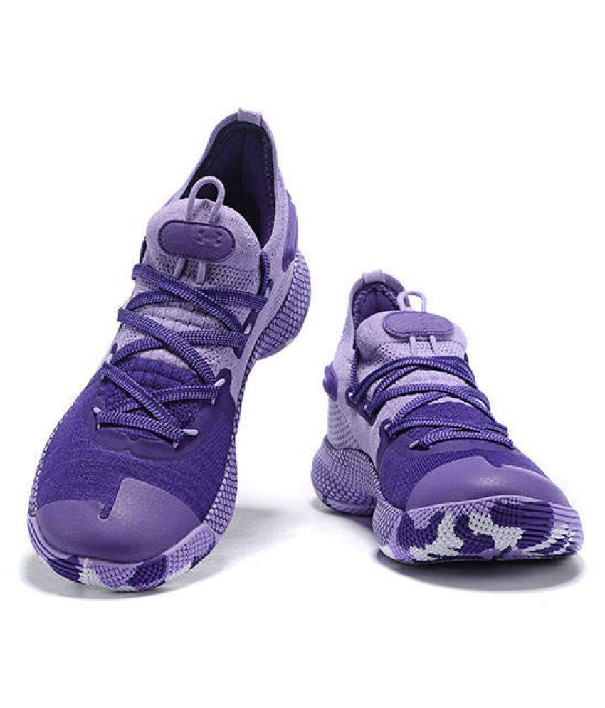 under armour purple basketball shoes