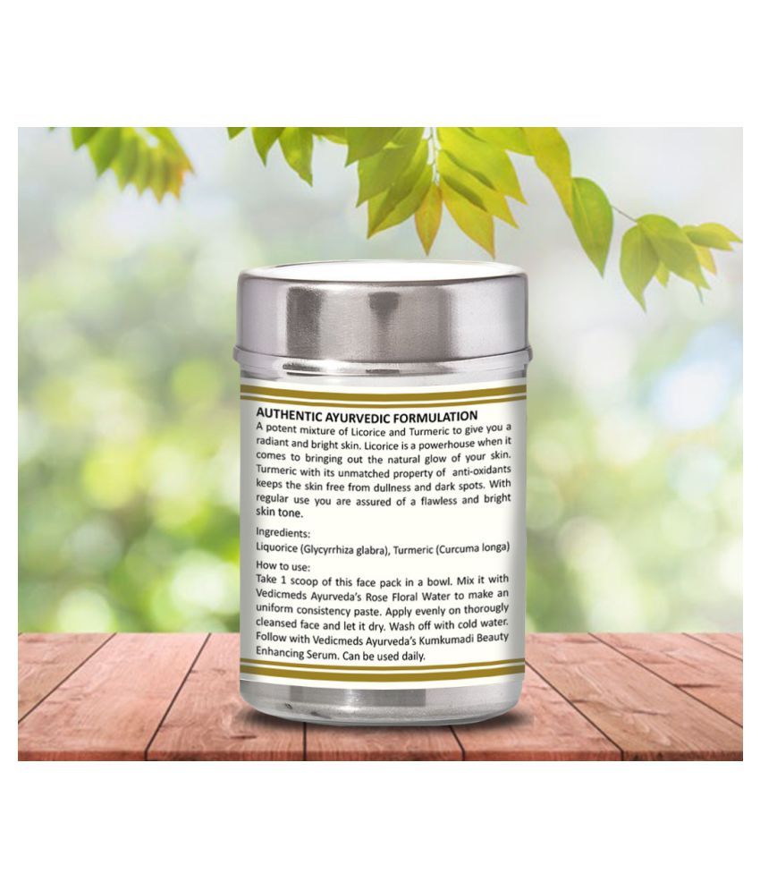 Vedicmeds Ayurveda LICORICE AND TURMERIC Powder 60 gm Buy Vedicmeds