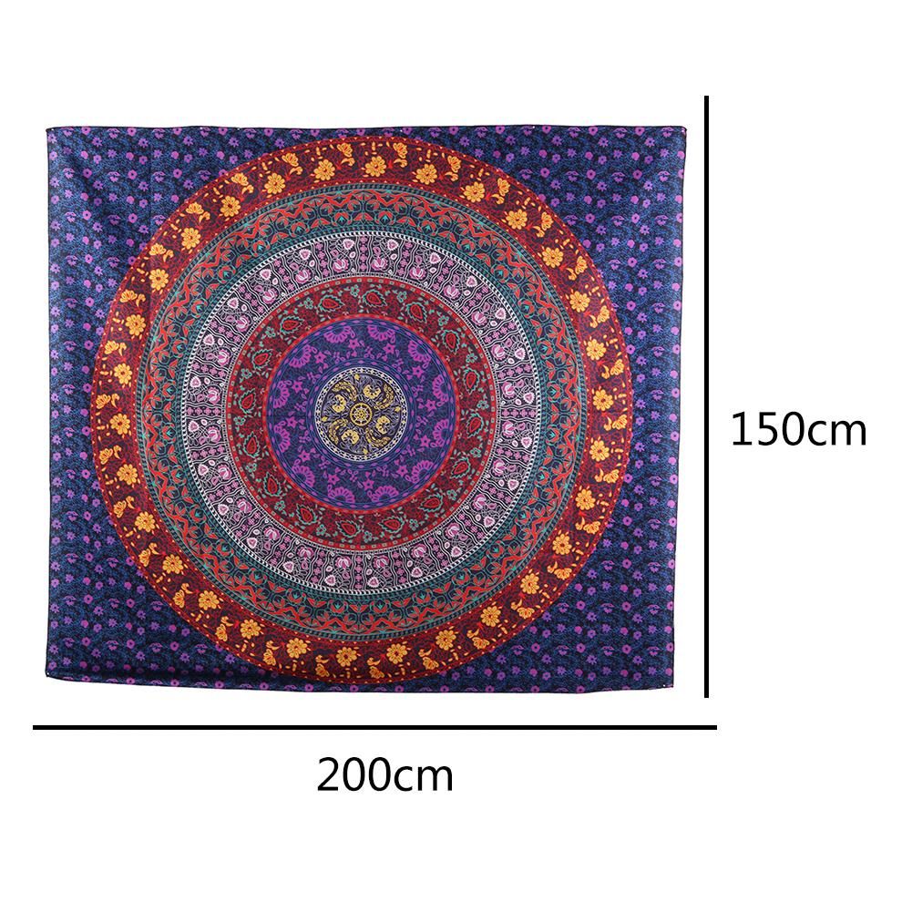 Boho Geometric Pattern Carpet Picnic Beach Mat Sleeping Blanket Tapestry New