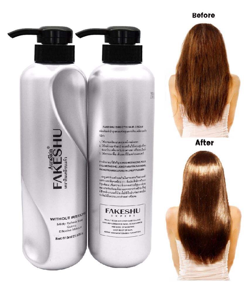 FAKESHU Keratin Treatment Ultra Smooth Hair Cream 618ml: Buy FAKESHU  Keratin Treatment Ultra Smooth Hair Cream 618ml at Best Prices in India -  Snapdeal