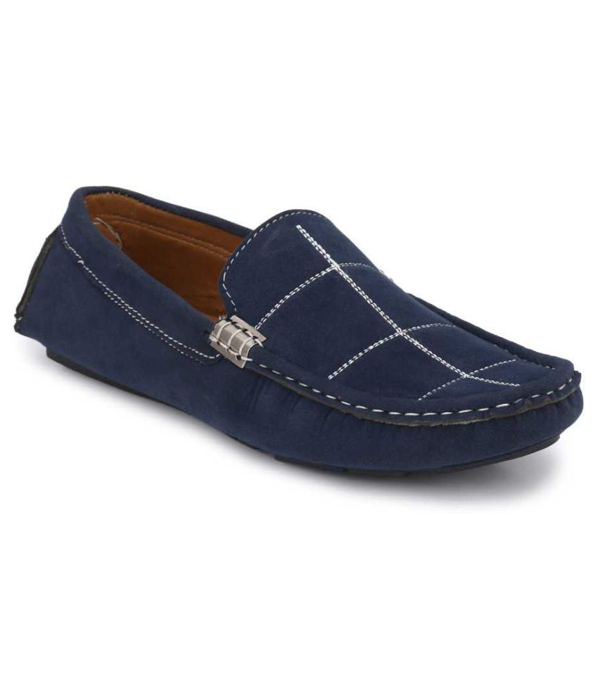 NAXH Premium Loafers Blue Loafers - Buy NAXH Premium Loafers Blue ...