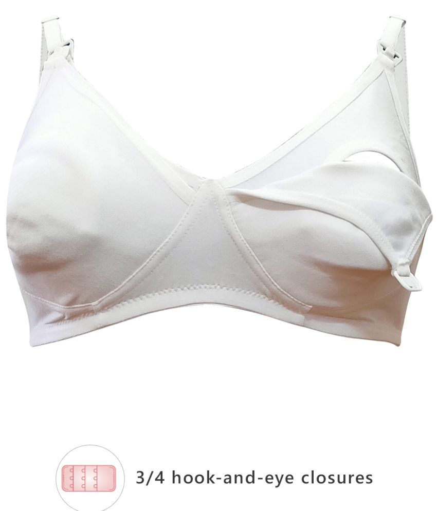     			Clovia Cotton Everyday Bra - White Single