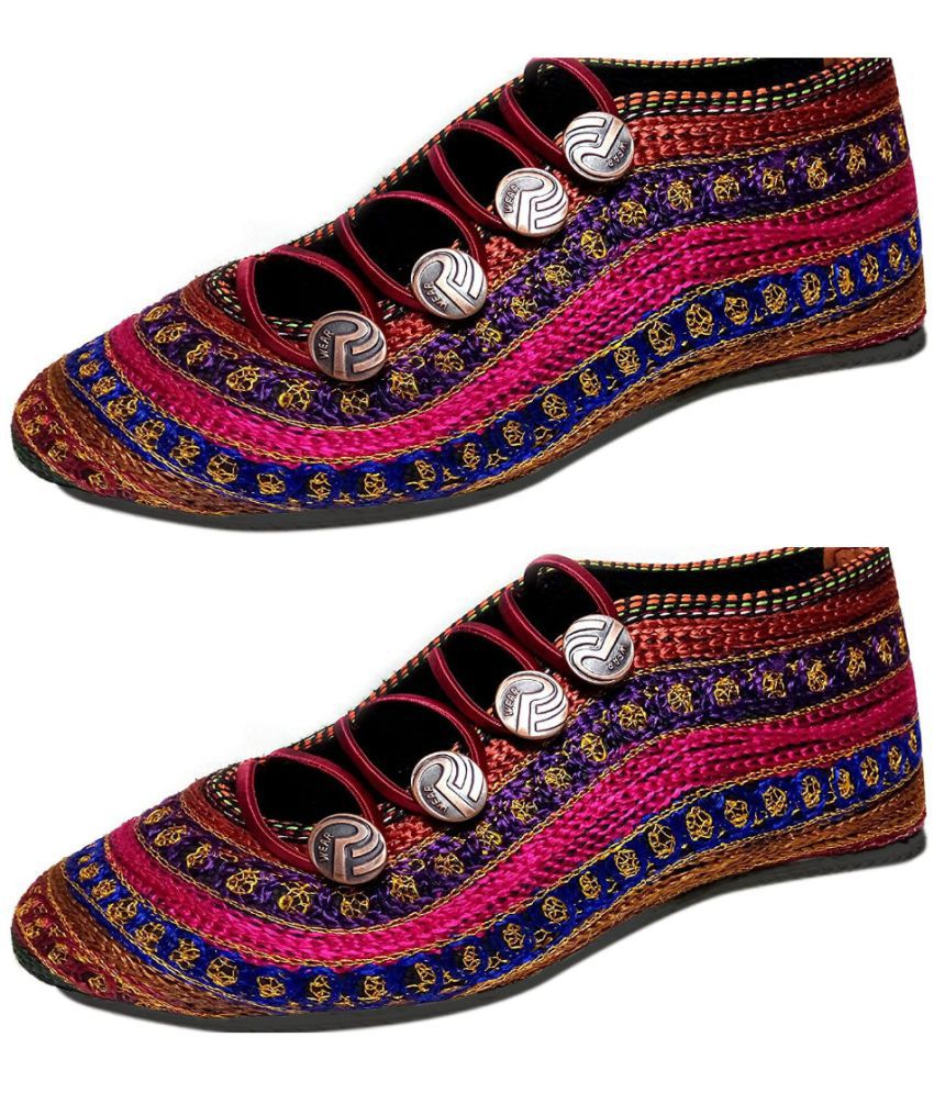 Apratim Multi Color Ethnic Footwear