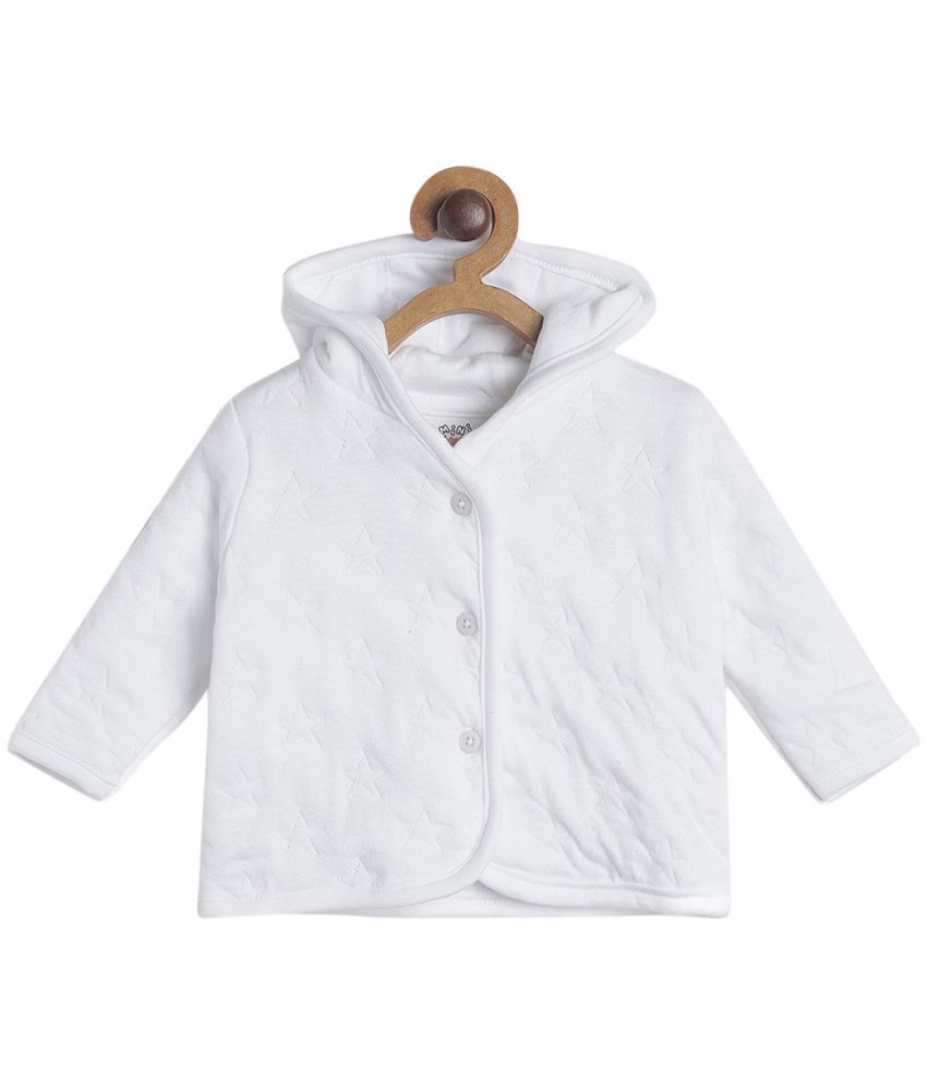     			MINI KLUB White Jacket For Baby Girl