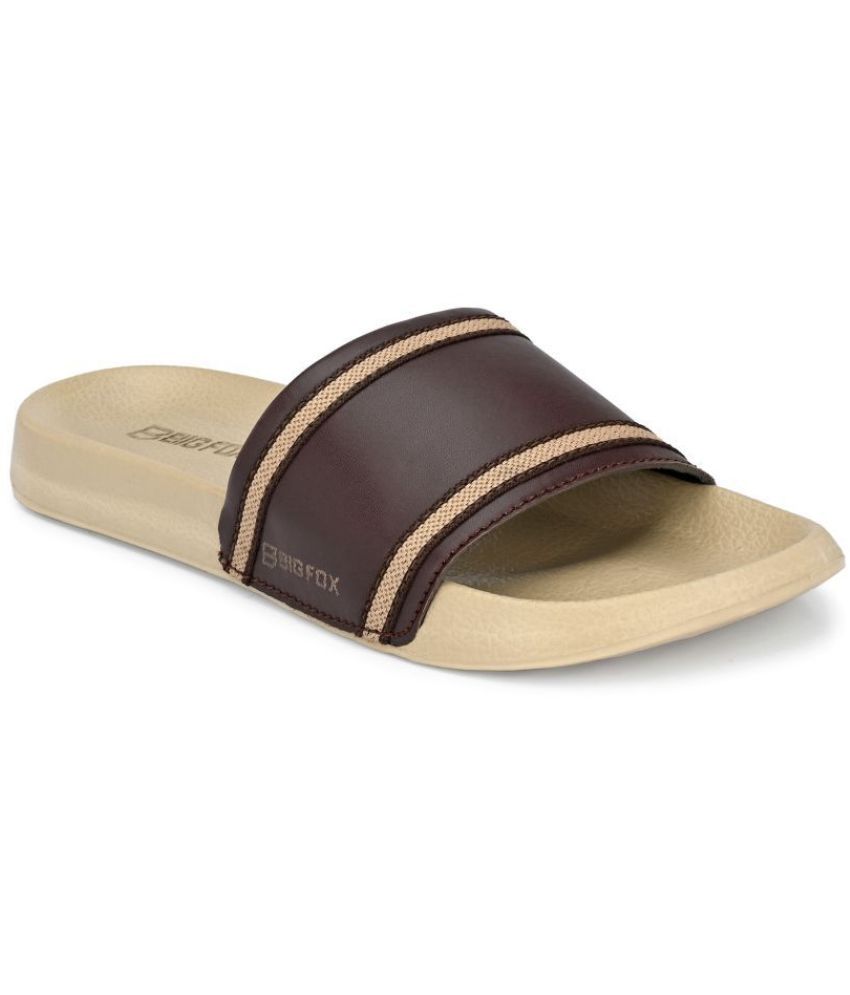     			Big Fox Brown Flip Flops